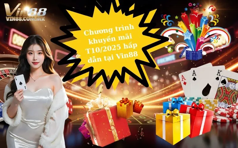 Chương trình khuyến mãi T102025 hấp dẫn tại Vin88